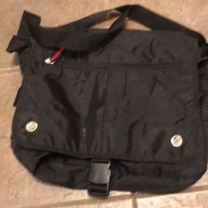 Black laptop carry bag